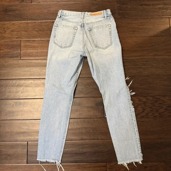 GRLFRND Karolina Straight Leg Ripped Jeans - Women’s 26 - Picture 3 of 5